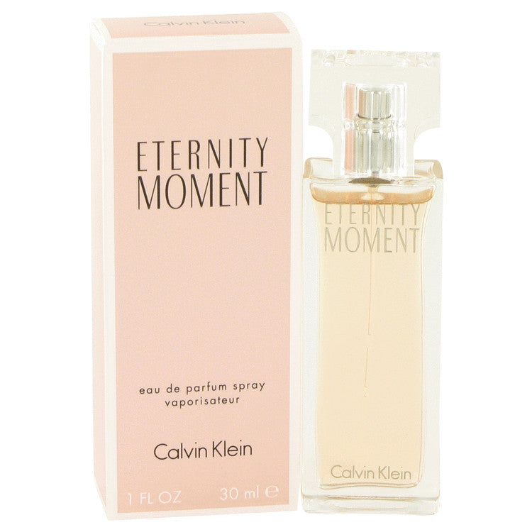 Eternity Moment by Calvin Klein Eau De Parfum Spray 1 oz for Women - Fragrance Spice