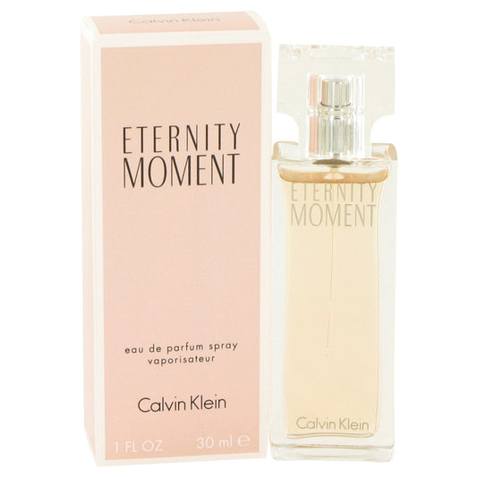 Eternity Moment by Calvin Klein Eau De Parfum Spray 1 oz for Women - Fragrance Spice