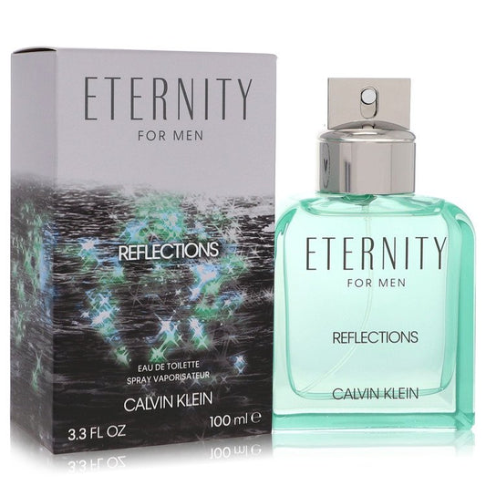 Eternity Reflections by Calvin Klein Eau De Toilette Spray 3.4 oz for Men - Fragrance Spice