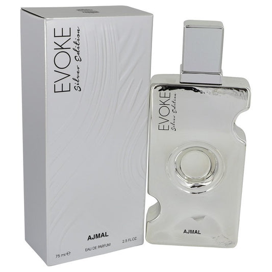 Evoke Silver Edition by Ajmal Eau De Parfum Spray (unboxed) 2.5 oz for Women - Fragrance Spice