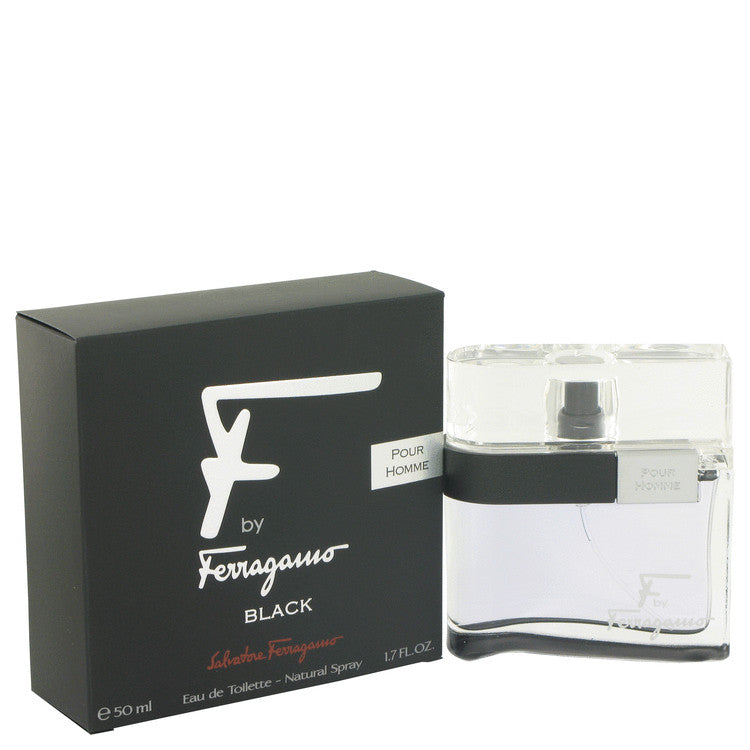 F Black by Salvatore Ferragamo Eau De Toilette Spray 1.7 oz - Fragrance Spice