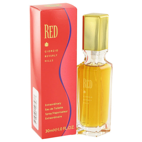 RED by Giorgio Beverly Hills Eau De Toilette Spray 1 oz for Women