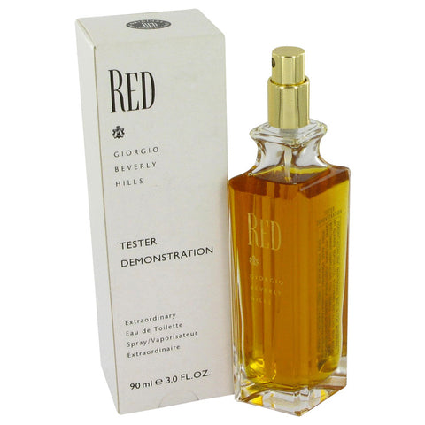 RED by Giorgio Beverly Hills Eau De Toilette Spray (Tester) 3 oz for Women