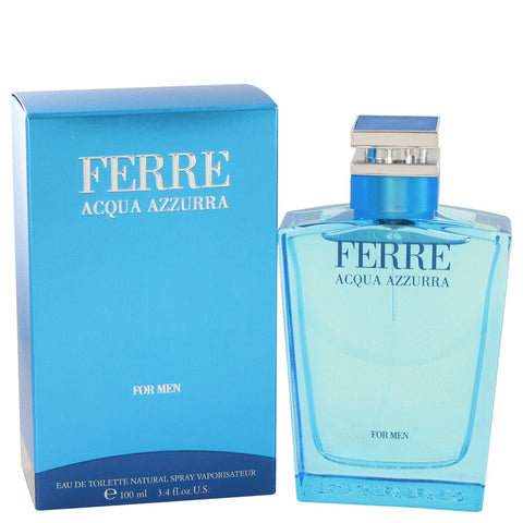 Ferre Acqua Azzurra by Gianfranco Ferre Eau De Toilette Spray 3.4 oz for Men