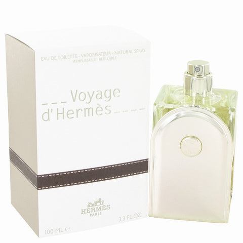 Voyage D'Hermes by Hermes Eau De Toilette Spray Refillable 3.3 oz for Men