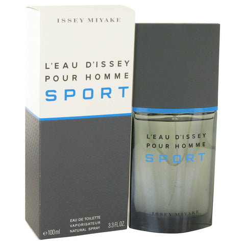 L'eau D'Issey Pour Homme Sport by Issey Miyake Eau De Toilette Spray 3.4 oz for Men