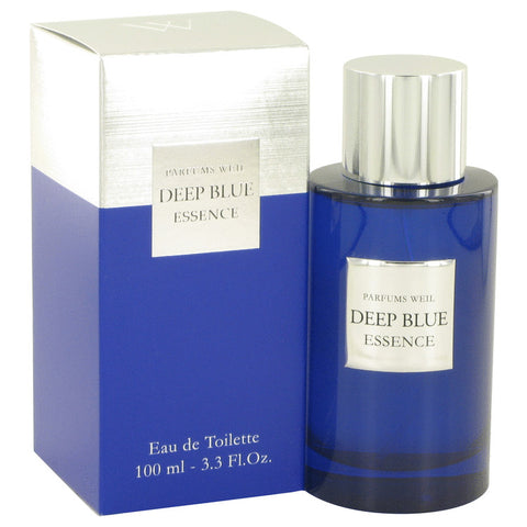 Deep Blue Essence by Weil Eau De Toilette Spray 3.3 oz for Men