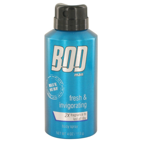 Bod Man Blue Surf by Parfums De Coeur Body spray 4 oz for Men