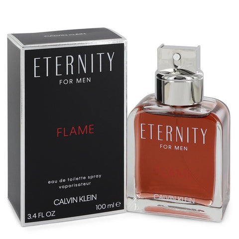 Eternity Flame by Calvin Klein Eau De Toilette Spray 3.4 oz for Men