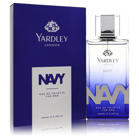 Yardley Navy by Yardley London Eau De Toilette Spray 3.4 oz for Men