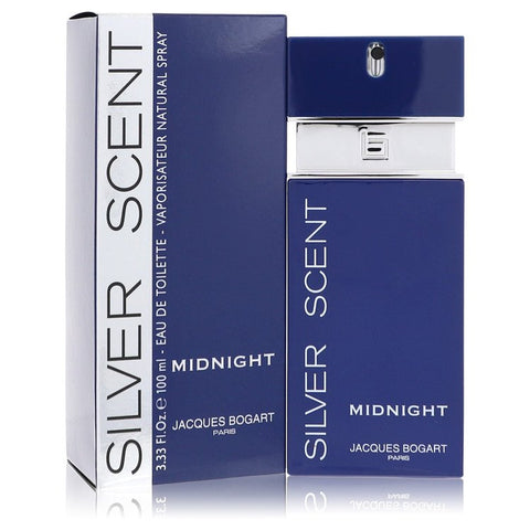 Silver Scent Midnight by Jacques Bogart Eau De Toilette Spray 3.4 oz for Men