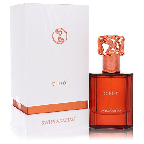 Swiss Arabian Oud 01 by Swiss Arabian Eau De Parfum Spray (Unisex) 1.7 oz for Men