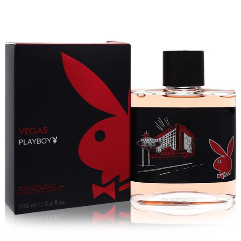 Vegas Playboy by Playboy After Shave Splash 3.4 oz for Men