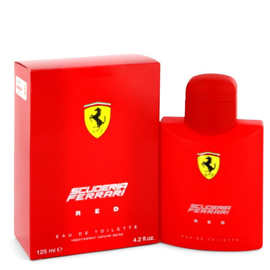 Ferrari Scuderia Red by Ferrari Eau De Toilette Spray 4.2 oz for Men - Fragrance Spice