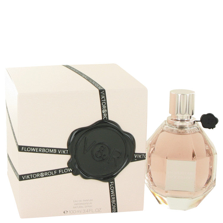 Flowerbomb by Viktor & Rolf Eau De Parfum Spray 3.4 oz for Women - Fragrance Spice