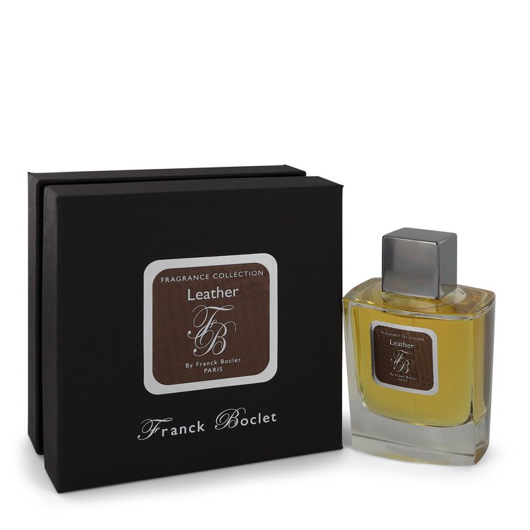 Franck Boclet Leather by Franck Boclet Eau De Parfum Spray 3.4 oz for Men - Fragrance Spice