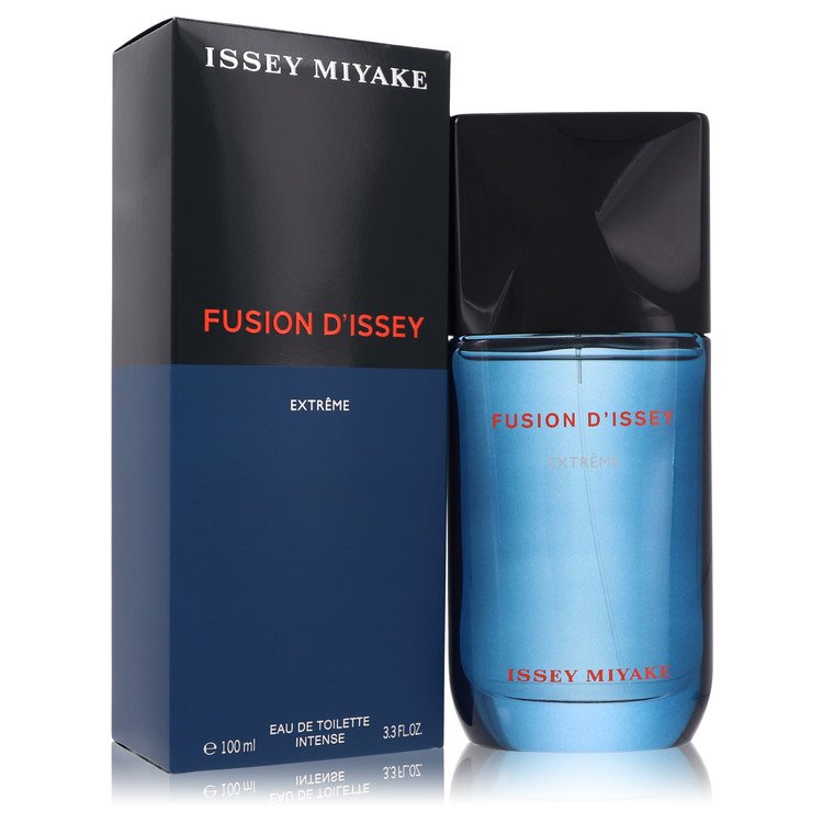 Fusion D'issey Extreme by Issey Miyake Eau De Toilette Intense Spray 3.3 oz for Men - Fragrance Spice