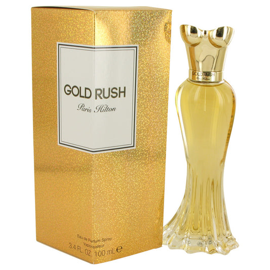 Gold Rush by Paris Hilton Eau De Parfum Spray 3.4 oz for Women - Fragrance Spice
