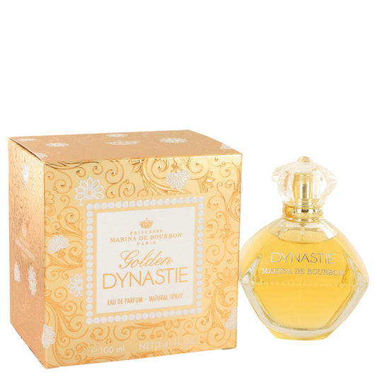 Golden Dynastie by Marina De Bourbon Eau De Parfum Spray 3.4 oz - Fragrance Spice