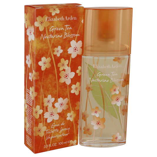 Green Tea Nectarine Blossom by Elizabeth Arden Eau De Toilette Spray 3.3 oz for Women - Fragrance Spice