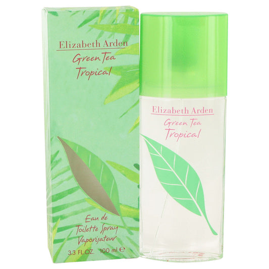 Green Tea Tropical by Elizabeth Arden Eau De Toilette Spray 3.3 oz for Women - Fragrance Spice