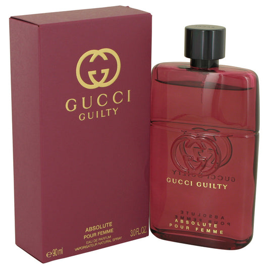 Gucci Guilty Absolute by Gucci Eau De Parfum Spray 3 oz - Fragrance Spice