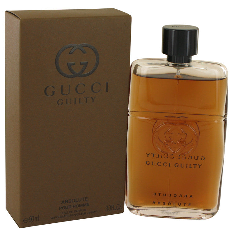 Gucci Guilty Absolute by Gucci Eau De Parfum Spray 3 oz for Men - Fragrance Spice