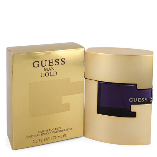 Guess Gold by Guess Eau De Toilette Spray 2.5 oz  for Men - Fragrance Spice