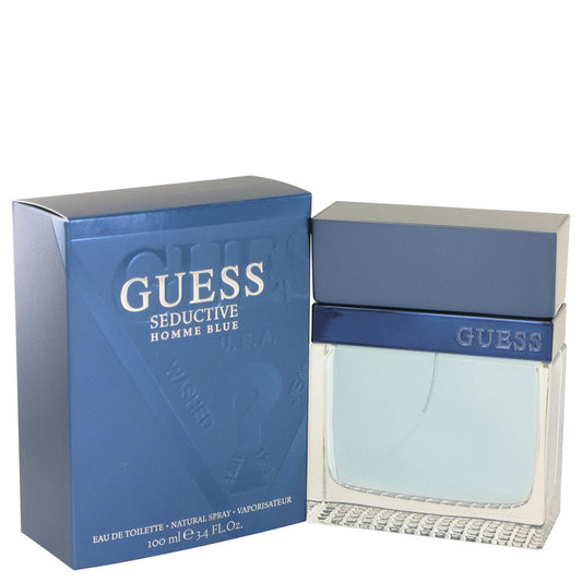 Guess Seductive Homme Blue by Guess Eau De Toilette Spray 3.4 oz for Men - Fragrance Spice