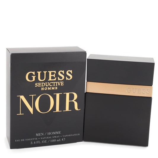 Guess Seductive Homme Noir by Guess Eau De Toilette Spray 3.4 oz for Men - Fragrance Spice