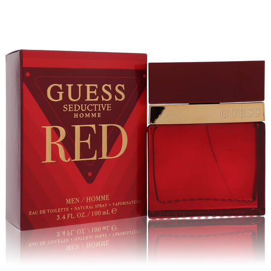 Guess Seductive Homme Red by Guess Eau De Toilette Spray 3.4 oz for Men - Fragrance Spice