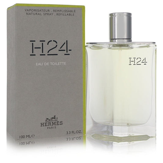 H24 by Hermes Eau De Toilette Spray 3.38 oz for Men - Fragrance Spice