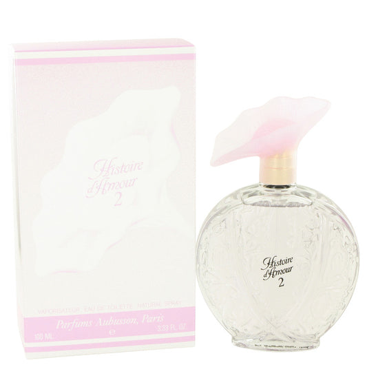 HISTOIRE D'AMOUR 2 by Aubusson Eau De Toilette Spray 3.33 oz for Women - Fragrance Spice