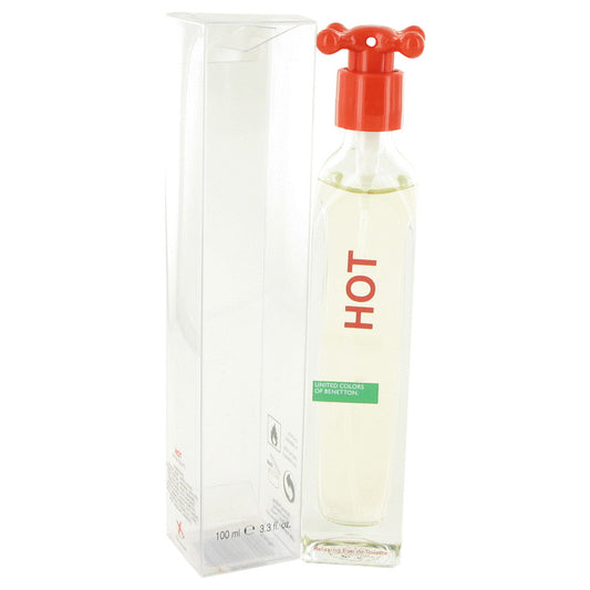HOT by Benetton Eau De Toilette Spray (Unisex) 3.4 oz for Women - Fragrance Spice