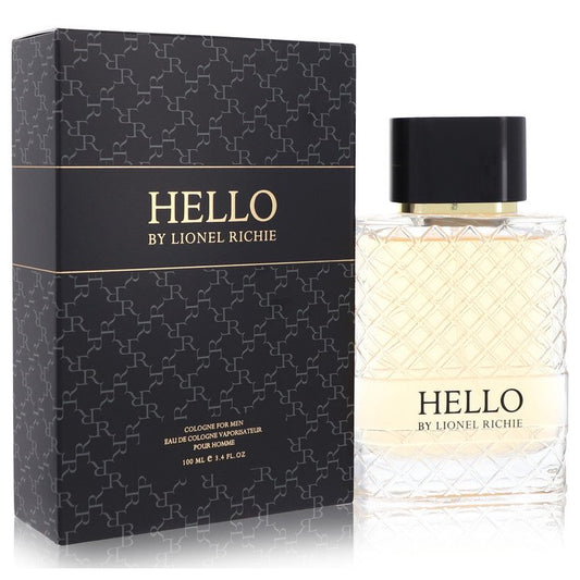Hello By Lionel Richie by Lionel Richie Eau De Cologne Spray 3.4 oz for Men - Fragrance Spice