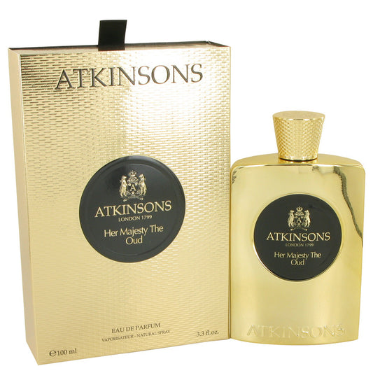 Her Majesty The Oud by Atkinsons Eau De Parfum Spray 3.3 oz for Women - Fragrance Spice