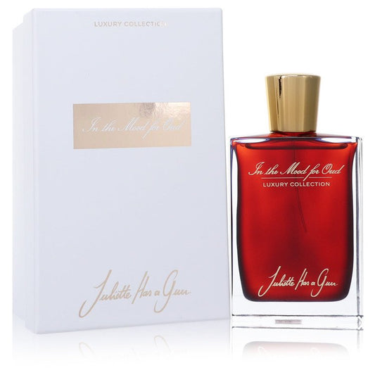 In the Mood for Oud by Juliette Has a Gun Eau De Parfum Spray (Unisex) 2.5 oz for Women - Fragrance Spice