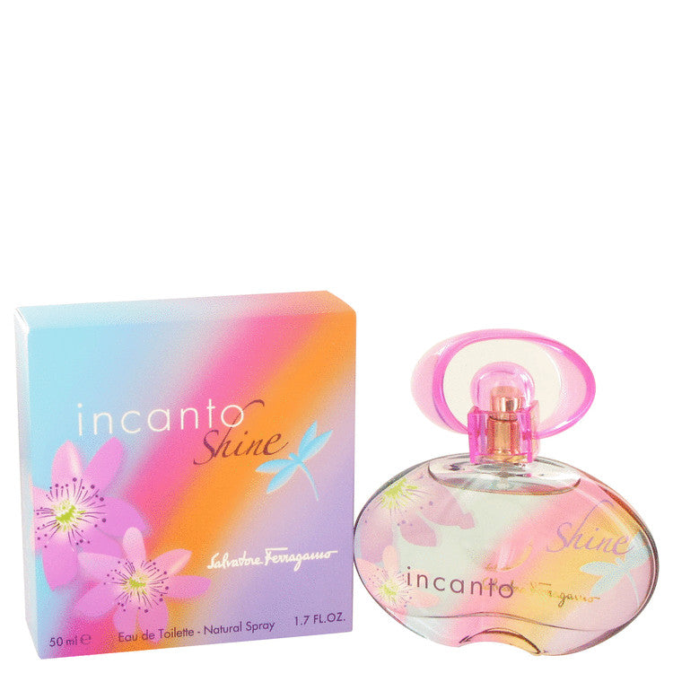 Incanto Shine by Salvatore Ferragamo Eau De Toilette Spray 1.7 oz for Women - Fragrance Spice