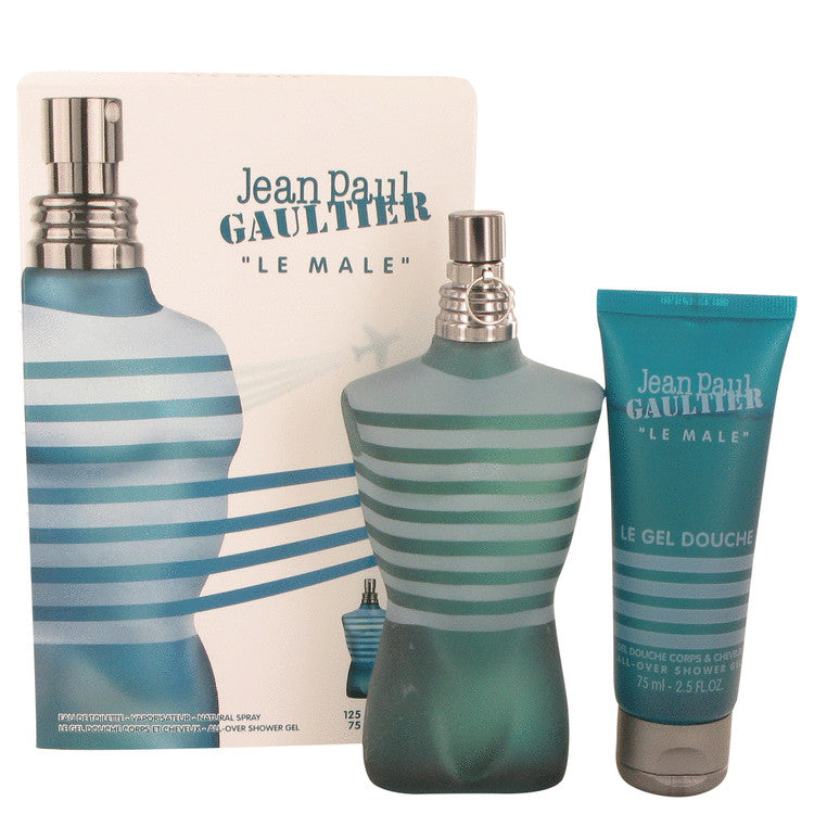 JEAN PAUL GAULTIER by Jean Paul Gaultier Gift Set -- 4.2 oz Eau De Toilette Spray + 2.5 oz Shower Gel for Men - Fragrance Spice