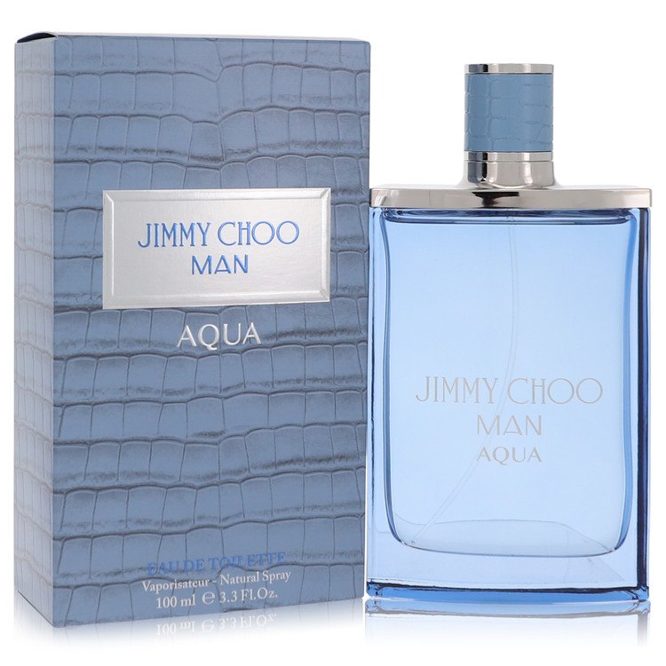 Jimmy Choo Man Aqua by Jimmy Choo Eau De Toilette Spray 3.3 oz for Men - Fragrance Spice