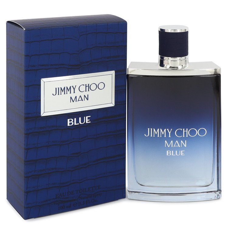 Jimmy Choo Man Blue by Jimmy Choo Eau De Toilette Spray 3.3 oz for Men - Fragrance Spice
