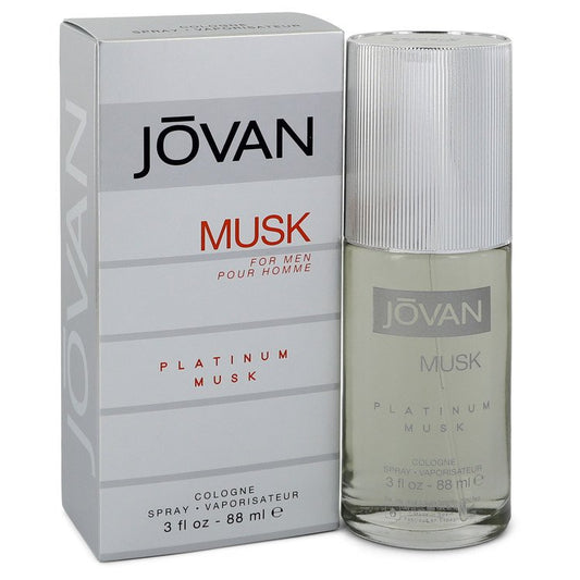 Jovan Platinum Musk by Jovan Cologne Spray 3 oz for Men - Fragrance Spice