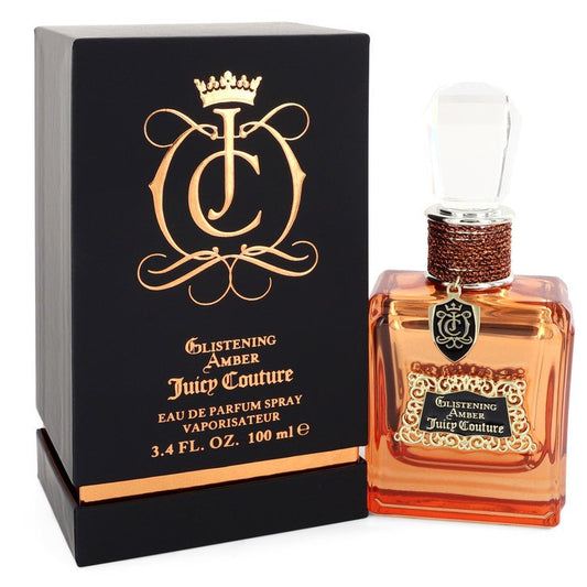 Juicy Couture Glistening Amber by Juicy Couture Eau De Parfum Spray 3.4 oz  for Women - Fragrance Spice