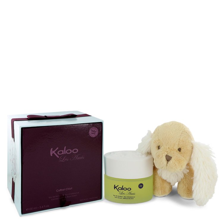 Kaloo Les Amis by Kaloo Eau De Senteur Spray - Room Fragrance Spray (Alcohol Free) + Free Fluffy Puppy 3.4 oz for Men - Fragrance Spice