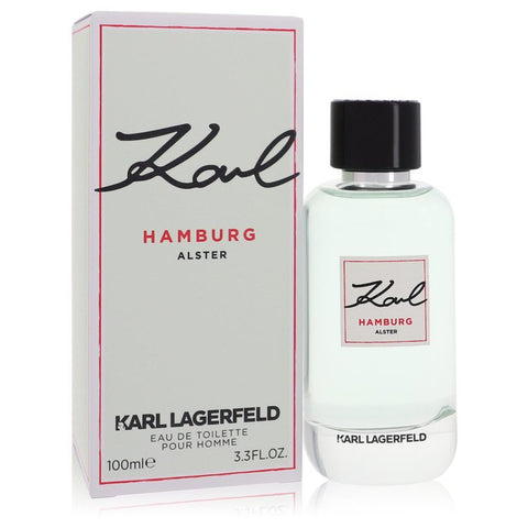 Karl Hamburg Alster by Karl Lagerfeld Eau De Toilette Spray 3.3 oz for Men - Fragrance Spice