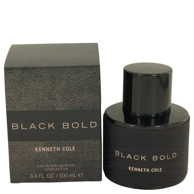 Kenneth Cole Black Bold by Kenneth Cole Eau De Parfum Spray 3.4 oz for Men - Fragrance Spice