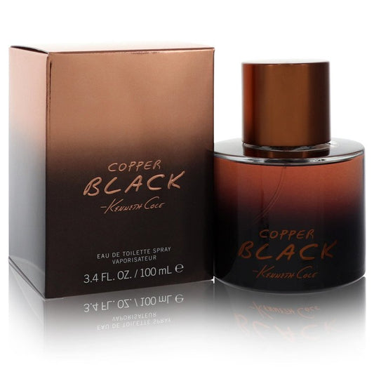 Kenneth Cole Copper Black by Kenneth Cole Eau De Toilette Spray 3.4 oz for Men - Fragrance Spice