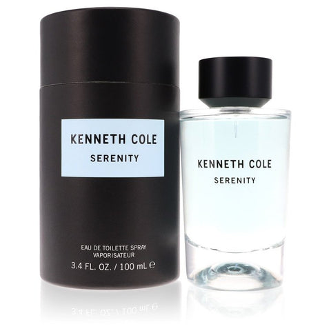 Kenneth Cole Serenity by Kenneth Cole Eau De Toilette Spray (Unisex) 3.4 oz for Men - Fragrance Spice