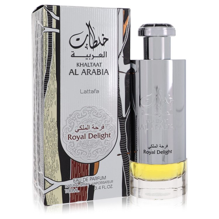 Khaltat Al Arabia Delight by Lattafa Eau De Parfum Spray (Unisex) 3.4 oz for Women - Fragrance Spice