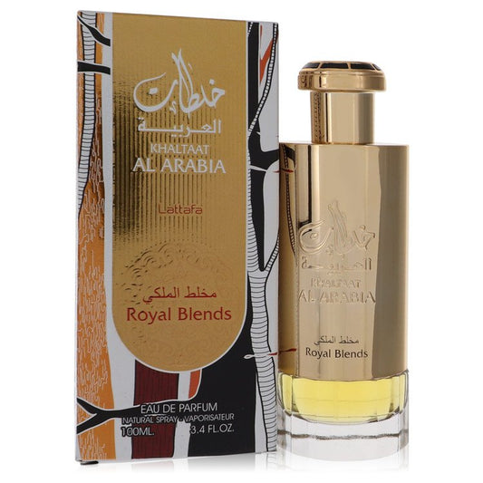 Khaltat Al Arabia by Lattafa Eau De Parfum Spray (Royal Blends) 3.4 oz for Men - Fragrance Spice